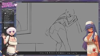 Stream | Picarto | KuroOneHalf - Drawing with Kuro (2020.10.18 C)