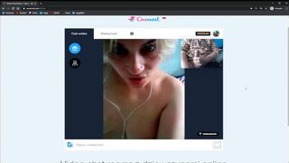 Coomeet Blonde Slut Talking with Me. Masturbation