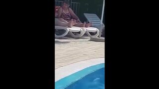 Older Lovers - public jerk off pool