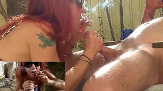 Kinky Talking Outdoors SMOKING SELF PERSPECTIVE Bj on the Farm