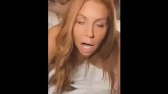 Red Head Stepmom Swallows and Mounts Stepson