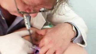 Huge tits plumper mature gyno doc check up