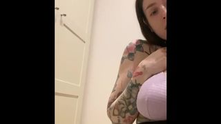 humongous breasts fuck dildo