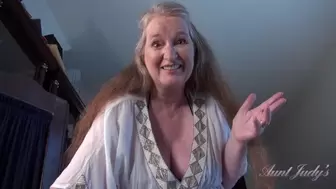 Aunt Judy's - Your 61yo Busty GILF Stepmom Maggie gives you a Hand-job (SELF PERSPECTIVE)