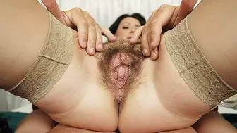 hairy 73 years mature old lady rammed