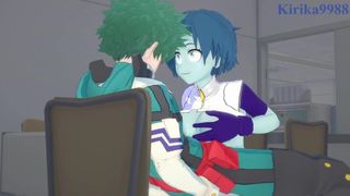 Kaoruko Awata (Bubble Chick) and Izuku Midoriya have intense sex - My Hero Academia Cartoon