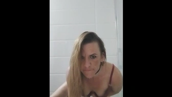 Chick in the shower