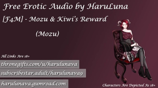Mozu x Kiwi's Reward - Commissioned (18+ 1 Piece Audio) by @HaruLunaVO