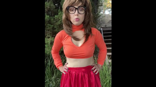 Wild Milf Velma Scoobydoo in Halloween Costume Get Banged by a Mystery Dildo