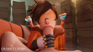 Tracer Blowing Massive Schlong Like a Champ [Grand Cupido]( Overwatch )