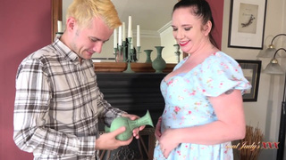 Aunt Judy's XXX - Curvy MILF Kjirsten Rides the Antique Dealer