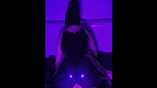 Round two enormous butt Milf in tight leather outfit fucks schlong so good.