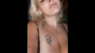 Smoking Good Morning with LARGE TITTIES MILF