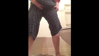BBW Mature MILF Desperation Pajama Pants Wetting Peeing Pissing