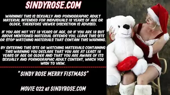 Sindy Rose Merry fistmass & happy anal prolapse year!!!