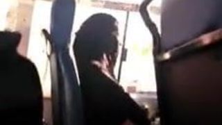 Niqab woman gets flashed in bus she like it