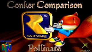 Conker's Bad Fur Day Pollinate Scene Comparison (n64 VS Xbox)