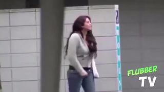 Girl Pees her Pants at Rest Stop