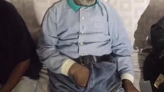 Black Grandpa Getting his dick sucked by my ex and her Mom ghetto hood pussy