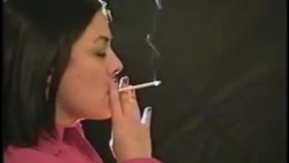Oh so Sexy Brunette MILF Blowing Incredibly Hot Smoke! just Wow!