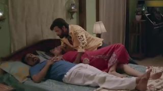 Indian desi bhabhi in night gown seduced by theif web series