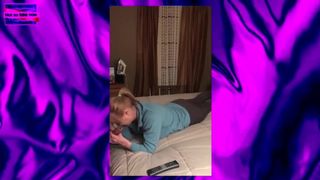 Yoga Mom Sucks a Thug on Husband's Bed