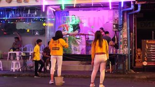 Pattaya Walking Street Nightlife and ladyboy,Thailand 2020