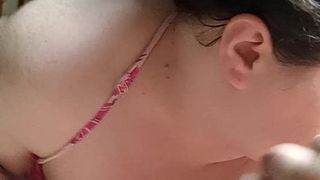Bbw swallowing nut homemade