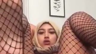 Hijab Closeup Anal Toy