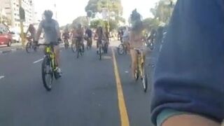 world Naked bike ride cape town