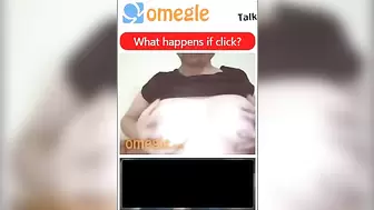 Omegle MILF Showing her Tits