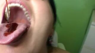 Open Mouth Cherry Swallow