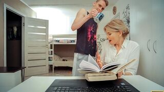TUTOR4K. Lover Set Cameras and was right because they Helped him Fuck Teacher