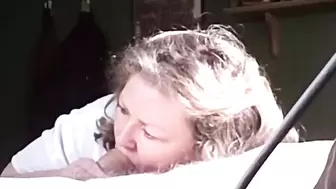 Pig Ex-Wife Blows my Dong and I Fuck the Thick Pig.