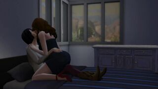 Adventure with Bi Friend at a Party | SIMS four Lesbo
